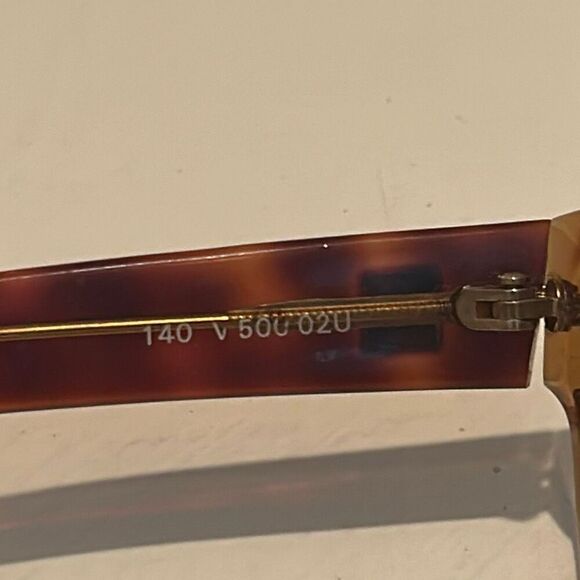 Vintage 1980s Laura Biagiotti Sunglasses Brown Rhinestone Tortoise Shell Frames main image 4